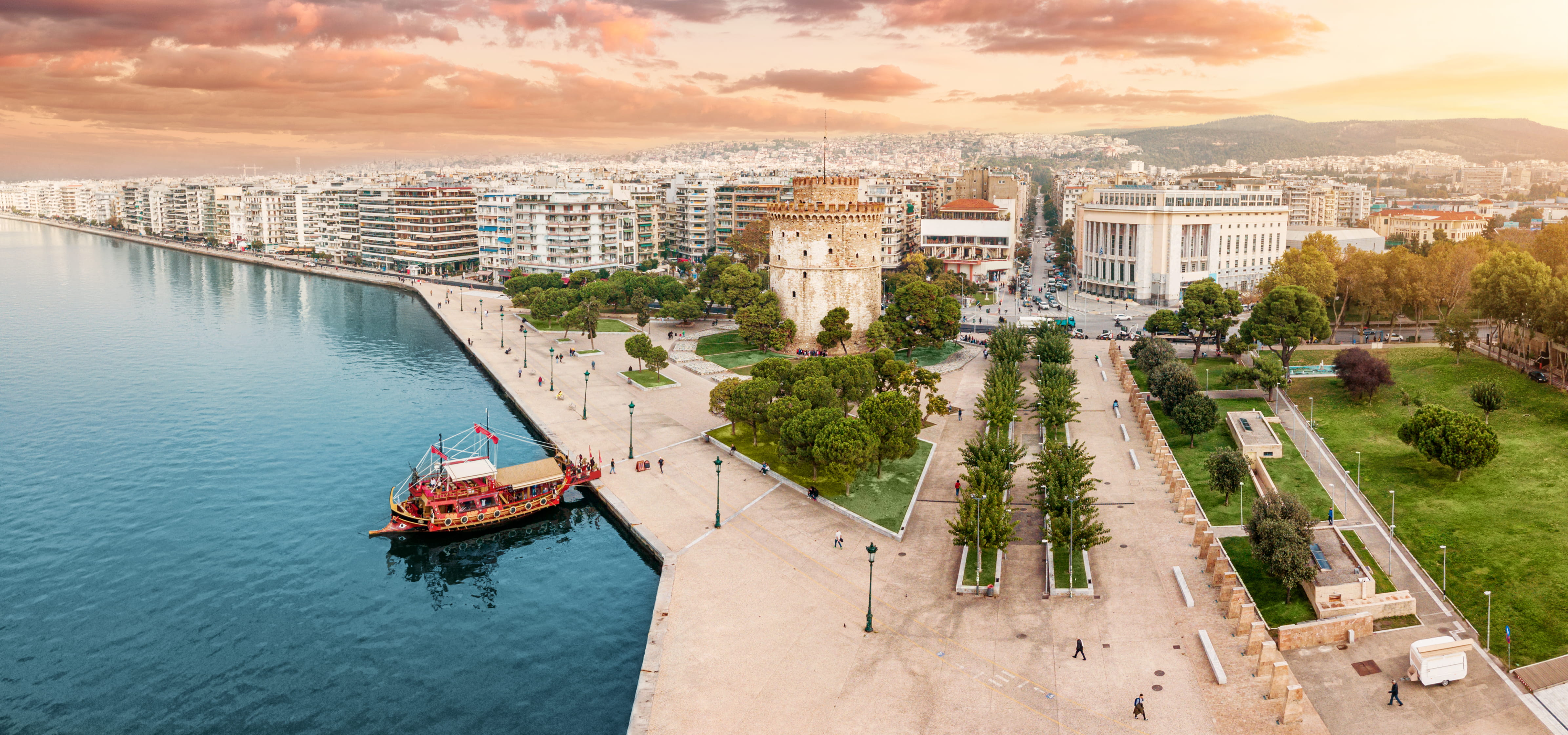 Thessaloniki waterfront promenade