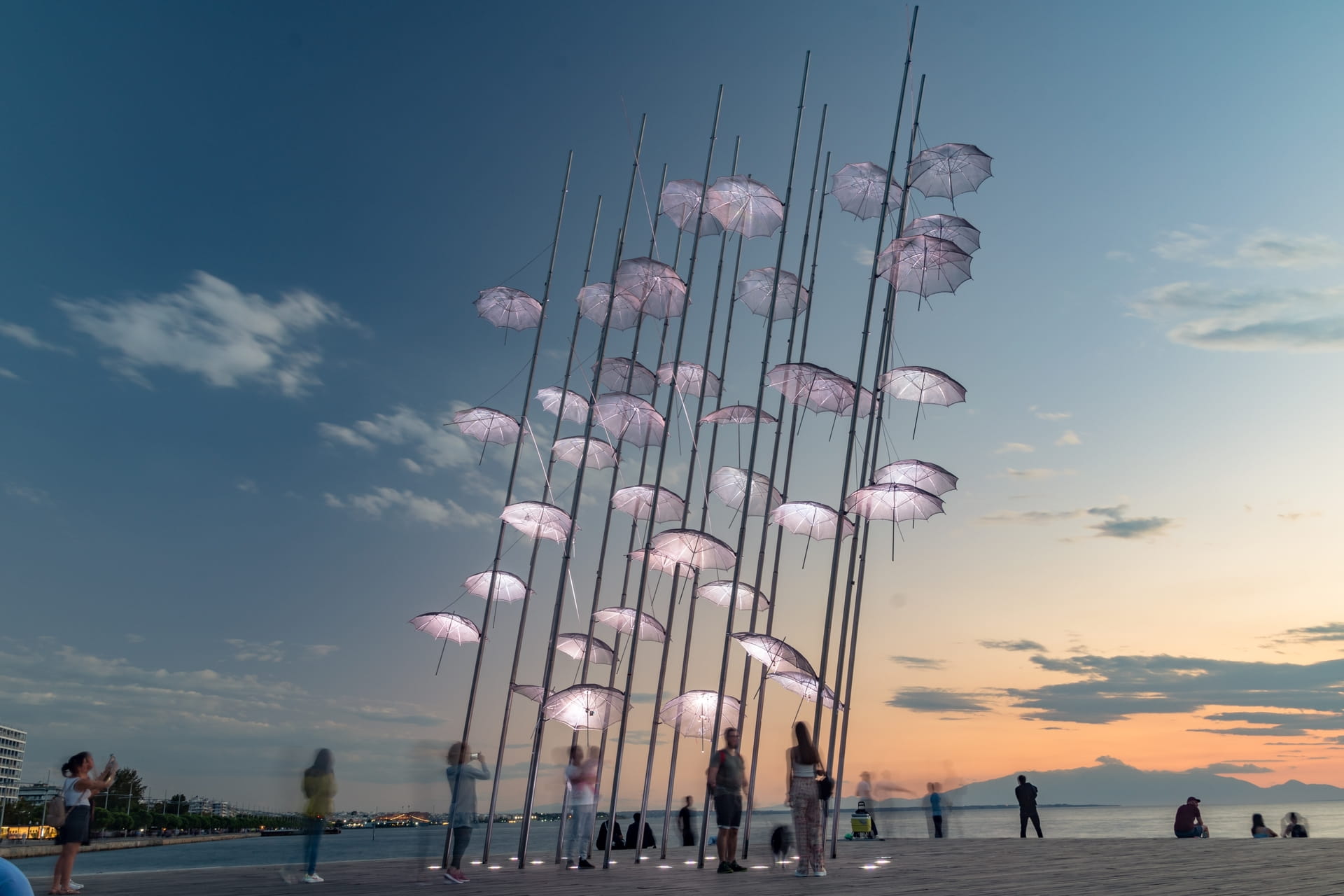 Students enjoying life in Thessaloniki